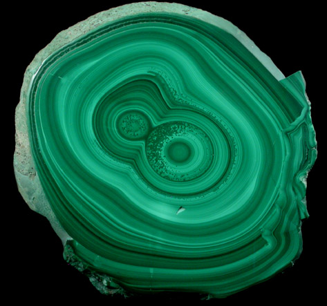 Malachite from Mashamba Mines, 10 km west of Kolwezi, Katanga Copperbelt, Lualaba Province, Democratic Republic of the Congo