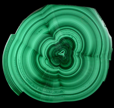 Malachite from Mashamba Mines, 10 km west of Kolwezi, Katanga Copperbelt, Lualaba Province, Democratic Republic of the Congo