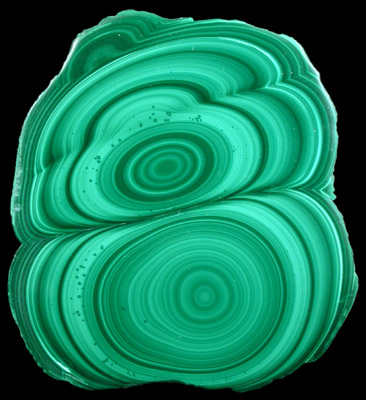 Malachite from Mashamba Mines, 10 km west of Kolwezi, Katanga Copperbelt, Lualaba Province, Democratic Republic of the Congo