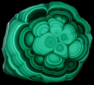 Malachite from Mashamba Mines, 10 km west of Kolwezi, Katanga Copperbelt, Lualaba Province, Democratic Republic of the Congo