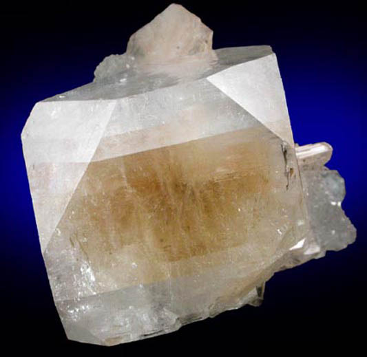 Apophyllite with Stilbite on Quartz from Nashik District, Maharashtra, India