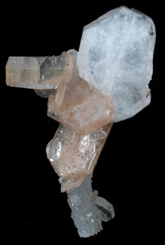 Apophyllite with Stilbite from Nashik District, Maharashtra, India