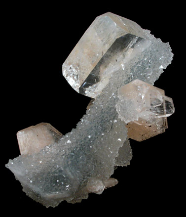 Apophyllite with Stilbite from Nashik District, Maharashtra, India