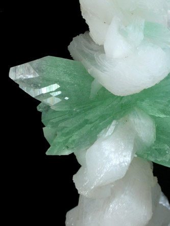 Apophyllite with Stilbite from Beed, Maharashtra, India