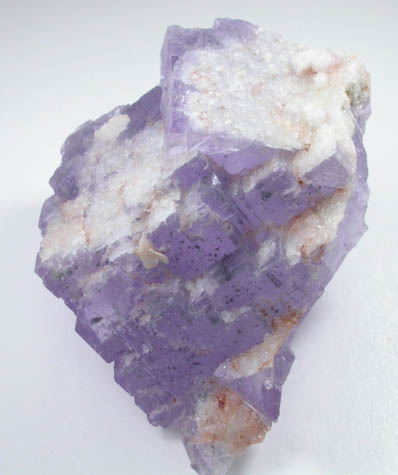 Fluorite with Quartz coating from La Cabaa, Punta Arrobado, north of Berbes, Ribadesella, Asturias, Spain