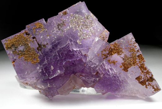 Fluorite with Quartz coating from La Cabaa, Punta Arrobado, north of Berbes, Ribadesella, Asturias, Spain