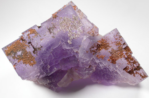 Fluorite with Quartz coating from La Cabaa, Punta Arrobado, north of Berbes, Ribadesella, Asturias, Spain