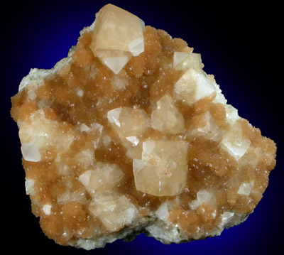 Stellerite and Calcite from Sarbayskiy Mine, Rudnyy, Kustanay Oblast, Kazakhstan