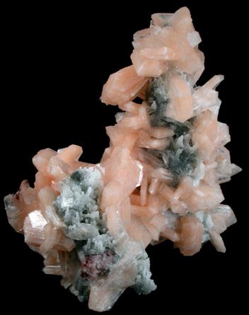 Stilbite on Quartz from Jalgaon, Maharashtra, India