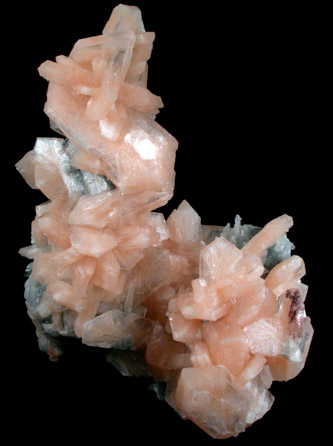 Stilbite on Quartz from Jalgaon, Maharashtra, India