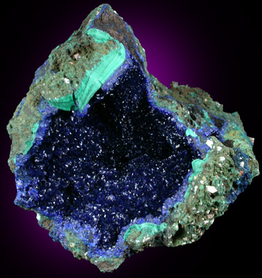 Azurite from Tongshan Mine, Guichi, Anhui, China