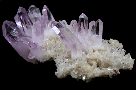 Quartz var. Amethyst from Piedra Parada, near Las Vigas, Tatatila, Veracruz, Mexico