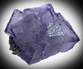 Fluorite on Sphalerite from Elmwood Mine, Carthage, Smith County, Tennessee