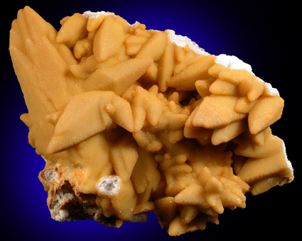 Smithsonite pseudomorph after Calcite from San Antonio Mine, Level 8, Santa Eulalia District, Chihuahua, Mexico