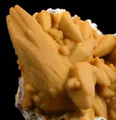 Smithsonite pseudomorph after Calcite from San Antonio Mine, Level 8, Santa Eulalia District, Chihuahua, Mexico