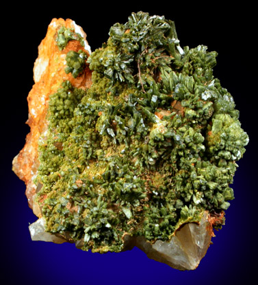 Pyromorphite from Prospect #2 south of the Brookdale Mine, Phoenixville, Chester County, Pennsylvania