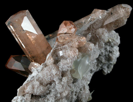 Topaz from Topaz Mountain, Thomas Range, Juab County, Utah