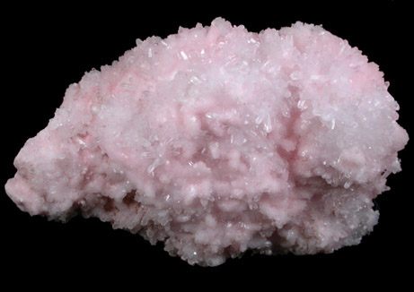 Quartz on Rhodochrosite from Cavnic Mine (Kapnikbanya), Maramures, Romania