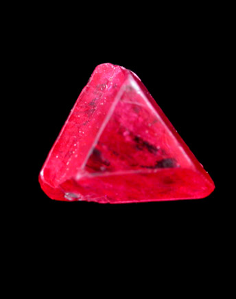 Spinel var. Spinel-law Twin from Mogok District, 115 km NNE of Mandalay, Mandalay Division, Myanmar (Burma)