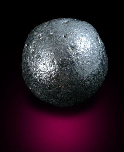 Diamond (7.69 carat spherical Ballas crystal) from Paraguassu River District, Bahia, Brazil