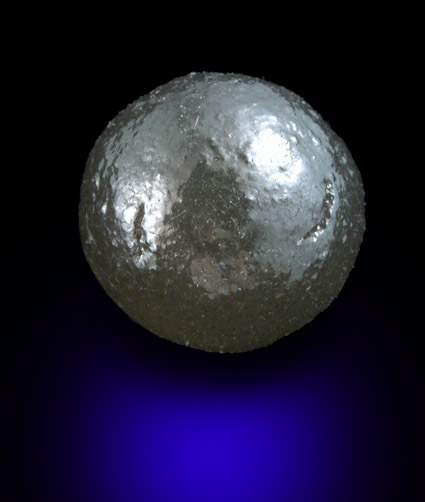 Diamond (7.82 carat spherical Ballas crystal) from Paraguassu River District, Bahia, Brazil