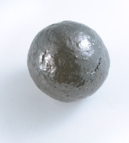 Diamond (7.82 carat spherical Ballas crystal) from Paraguassu River District, Bahia, Brazil