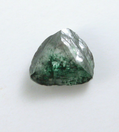 Diamond (0.09 carat green macle, twinned crystal) from Guaniamo, Bolivar Province, Venezuela