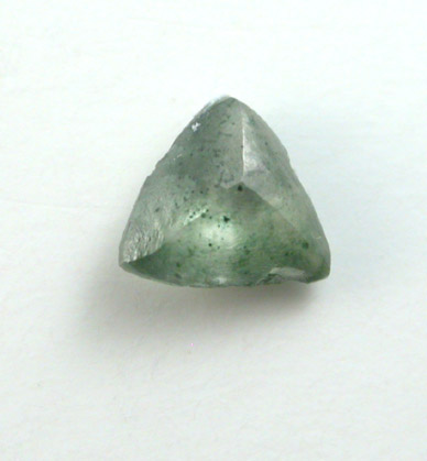 Diamond (0.09 carat green macle, twinned crystal) from Guaniamo, Bolivar Province, Venezuela