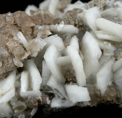 Barite from Pugh Quarry (France Stone Co. Custar Quarry), 6 km NNW of Custar, Wood County, Ohio