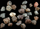 Diamonds (27 irregular diamonds - 54.73 total carat weight) from Democratic Republic of the Congo