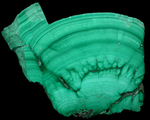 Malachite from Mashamba Mines, 10 km west of Kolwezi, Katanga Copperbelt, Lualaba Province, Democratic Republic of the Congo