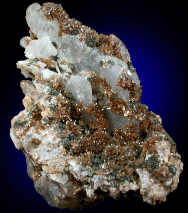 Childrenite and Roscherite on Albite from Itatinga, Minas Gerais, Brazil