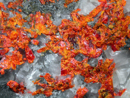 Realgar and Pararealgar from Getchell Mine, Humboldt County, Nevada