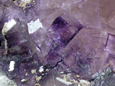 Fluorite with Barite from Caldwell Stone Quarry, Danville, Boyle County, Kentucky