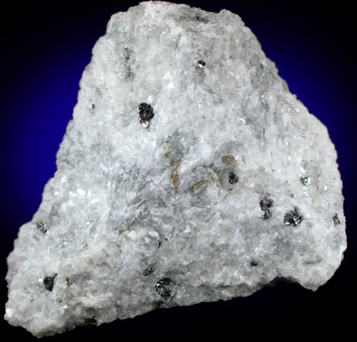 Graphite in Marble (Calcite) from French Creek Iron Mines, St. Peters, Chester County, Pennsylvania