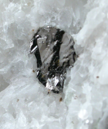 Graphite in Marble (Calcite) from French Creek Iron Mines, St. Peters, Chester County, Pennsylvania