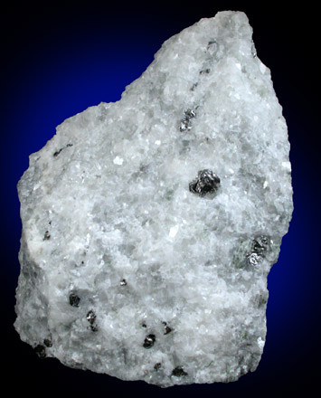 Graphite in Marble (Calcite) from French Creek Iron Mines, St. Peters, Chester County, Pennsylvania