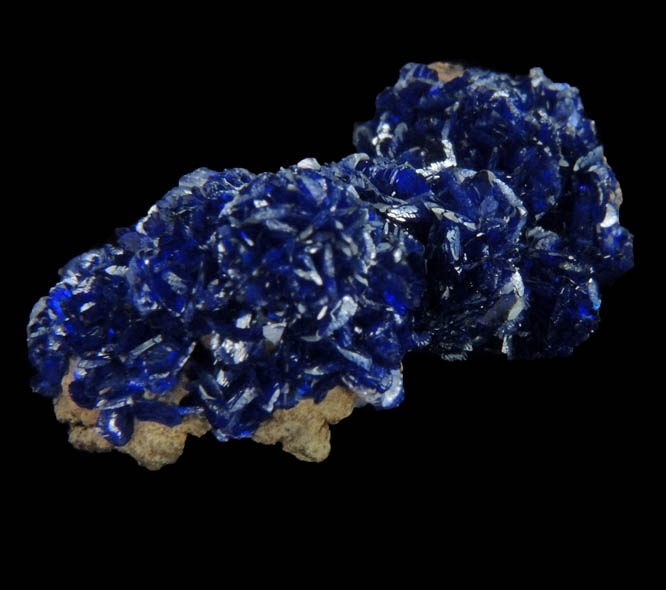 Azurite from 4750' Level, Morenci Mine, Clifton District, Greenlee County, Arizona