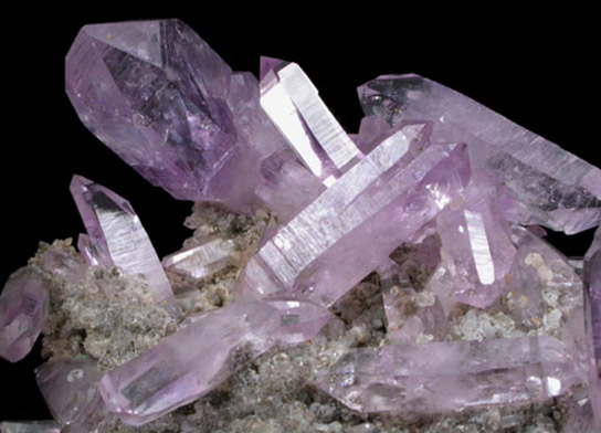 Quartz var. Amethyst from Piedra Parada, near Las Vigas, Tatatila, Veracruz, Mexico