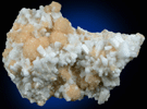 Celestine and Calcite from Pugh Quarry (France Stone Co. Custar Quarry), 6 km NNW of Custar, Wood County, Ohio