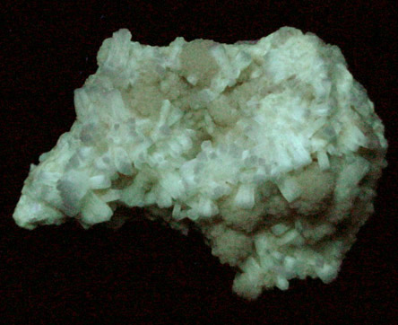 Celestine and Calcite from Pugh Quarry (France Stone Co. Custar Quarry), 6 km NNW of Custar, Wood County, Ohio