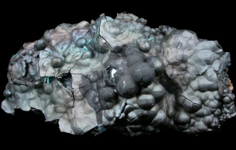 Aurichalcite, Hemimorphite, Goethite from 79 Mine, Banner District, near Hayden, Gila County, Arizona