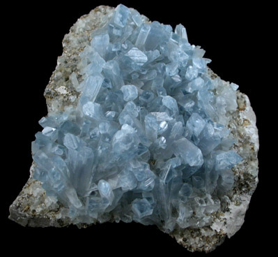 Celestine from Pugh Quarry (France Stone Co. Custar Quarry), 6 km NNW of Custar, Wood County, Ohio