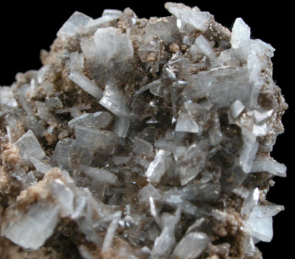 Barite with Calcite from Pugh Quarry (France Stone Co. Custar Quarry), 6 km NNW of Custar, Wood County, Ohio