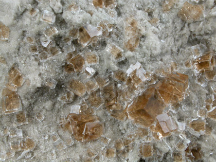 Fluorite from Pugh Quarry (France Stone Co. Custar Quarry), 6 km NNW of Custar, Wood County, Ohio