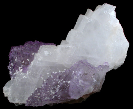 Celestine and Fluorite from El Tule Mine, Melchor Muzquiz, Coahuila, Mexico