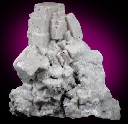 Fluorite with Calcite from Cave-in-Rock District, Hardin County, Illinois