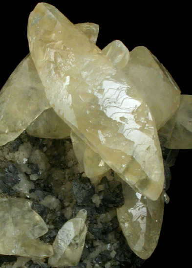 Calcite with Galena from Sweetwater Mine, Viburnum Trend, Reynolds County, Missouri