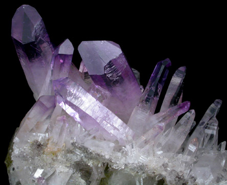 Quartz var. Amethyst from Piedra Parada, near Las Vigas, Tatatila, Veracruz, Mexico