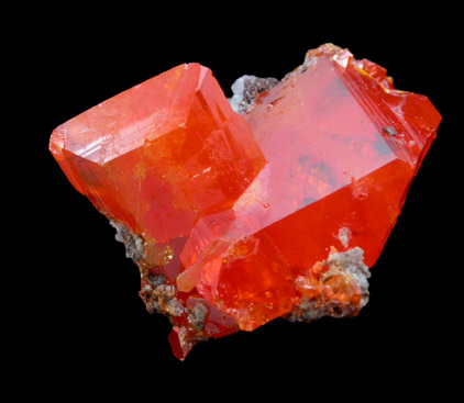 Wulfenite from Red Cloud Mine, Silver District, La Paz County, Arizona